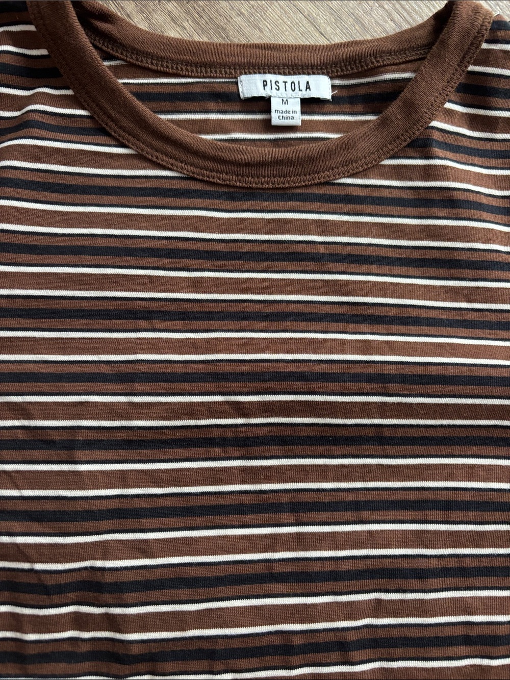 Pistola Alba Shrunken Tee - Bruna Black Stripe - Picture 4 of 4